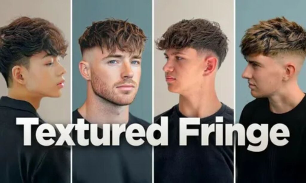 low taper textured fringe: Modern Haircut Styles & Expert Guide