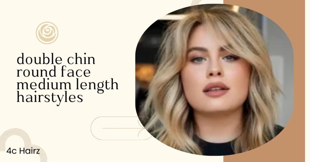 Double Chin Round Face Medium Length Hairstyles Guide