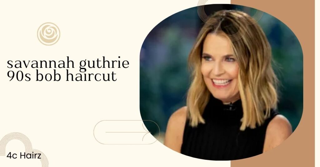 Savannah Guthrie 90s Bob Haircut: Iconic Throwback Look